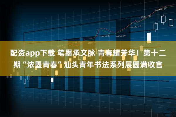 配资app下载 笔墨承文脉 青春耀芳华！第十二期“浓墨青春”汕头青年书法系列展圆满收官
